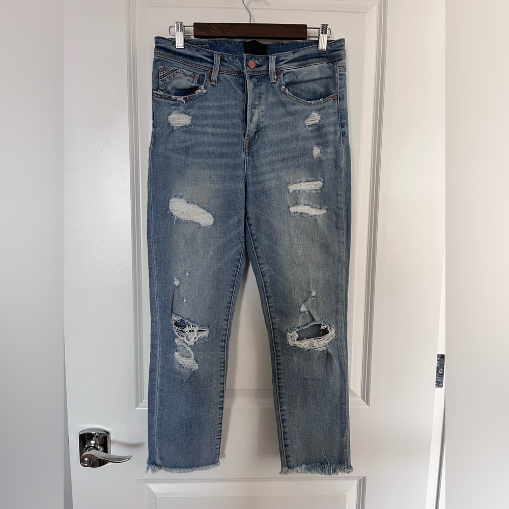 Buckle Black Ankle Jean, sz 28 *EUC*